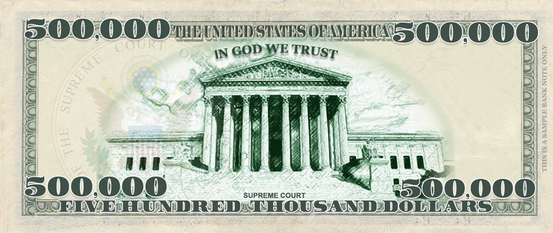 Two Hundred Thousand Dollars Banknote Kontrolerism The Unity Of Gods By Gutierrez Jorge Marlo Mira
